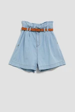 WOMEN'S SHORTS L-SH-4006 L.Blue