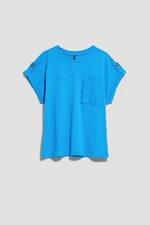 WOMEN'S T-SHIRT L-TS-4086 FRESH BLUE