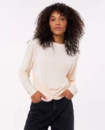 Rip Curl LS SOFT RIB TEE Light Peach T-shirt