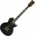 Vintage V100PBB Gloss Black Guitare électrique