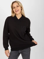 Women's black sweatshirt