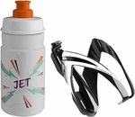 Elite Cycling CEO  Bottle Cage + Jet Bottle Kit Black Glossy/Clear Orange 350 ml Bouteille de vélo