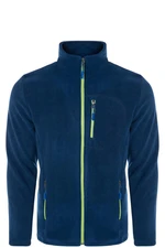 24601 Dewberry 5 Pocket Outdoor Full Zipper Fleece Jacket-INDIGO-2