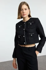 Trendyol Black Limited Edition Crop Jacket