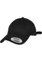 Satin Bow Dad Cap Black