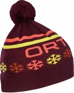 Ortovox Nordic Knit Beanie Dark Wine UNI Lyžařská čepice