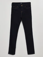 Tmavomodré dievčenské rifle skinny indigo GAP