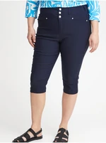 Dark blue women's three-quarter pants Fransa - Women's