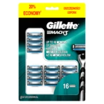 GILLETTE Mach3 náhradní hlavice 16 ks