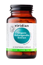 VIRIDIAN Ashwagandha Extract Organic 60 kapsúl