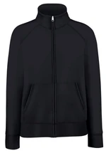 Black women's sweatshirt with stand-up collar Fruit of the Loom