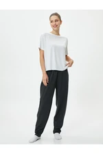 Koton Jogger Pajama Bottoms with Elastic Waist