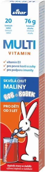 VITAR KIDS Multivitamín 20 šumivých tabliet