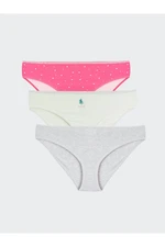 LC Waikiki Patterned Bikini Panties 3-Pack