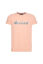 Tommy Hilfiger T-shirt - PALM FLORAL TEE orange