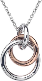 Hot Diamonds Náhrdelník Eternity Interlocking DP373 (řetízek, přívěsek)