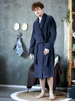 Bathrobe Key MGL 208 B22 M-2XL navy blue