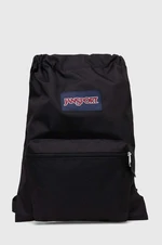 Taška Jansport černá barva, s aplikací