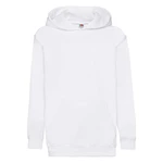 White children's sweatshirt Classic kangaroo Fruit of the Loom