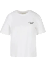 Women's T-shirt The Champagne Club white