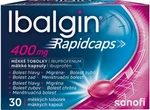 IBALGIN Rapidcaps 400 mg 30 kapsúl