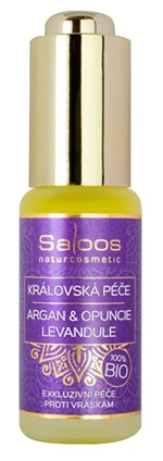 SALOOS Ssloos Argan & Opuncia Levanduľa 100 % bio − Bio kráľovská starostlivosť 20 ml