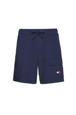 Tommy Jeans Krátke nohavice - TJM POCKET BEACH SHORT modré