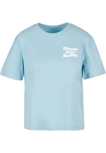 Women's T-shirt Dreams Over Reality blue