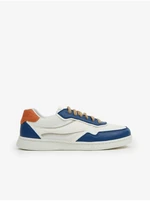 Geox Blue and White Mens Sneakers - Men