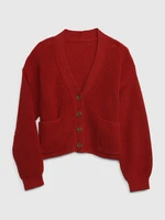 GAP Cardigan dětský Červená