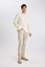 DEFACTO Slim Fit Chino Canvas Trousers