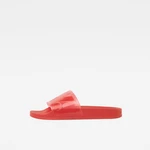 Flip-flops - G-STAR Cart Slide II - Transparent red