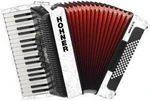 Hohner Bravo III 72 Akordeon klawiszowy White