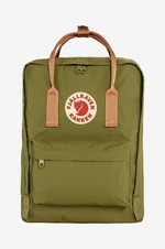 Ruksak Fjallraven Kanken F23510.631.241-241, zelená farba, veľký, s nášivkou