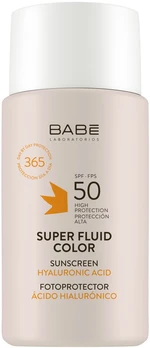 BABÉ SUPER FLUID COLOR SPF50 tónovaný fluid na tvár pre všetky typy pleti 50 ml