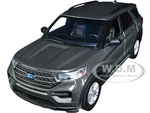 2022 Ford Explorer XLT Gray Metallic "Timeless Legends" Series 1/24 Diecast Model Car by Motormax