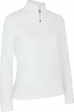 Callaway Solid Sun Protection 1/4 Zip Brilliant White L Sweatshirt