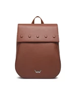 Women's brown leather backpack VUCH Melvin