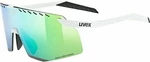 UVEX Pace Stage CV White Mat/Mirror Green Cyklistické brýle