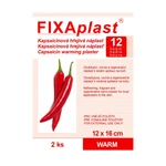 Fixaplast Warm Kapsaicínová hřejivá náplast 12x16 cm 2 ks