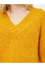 Koton Sweater - Yellow - Regular fit