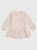 Light pink girls' sweatshirt dress GAP