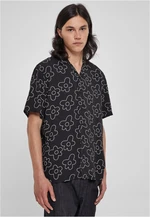 Viscose shirt AOP Resort blackflower