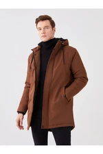 LC Waikiki Men's Standard Fit Hooded Coat