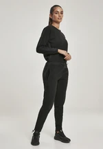 Polar Fleece Women's Jumpsuit Black