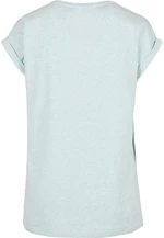 Women's T-shirt Melange Extended Shoulder Tee aqua melange