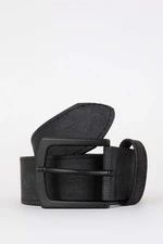 DEFACTO Men's Faux Leather Jean Belt