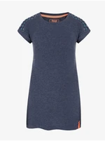 Dark Blue Girly Brindle Dress LOAP Besu - unisex