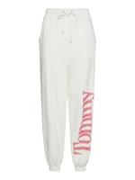 Tommy Jeans Tepláky - TJW BOLD TOMMY SWEATPANT biele