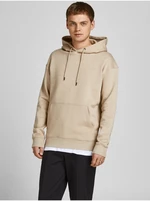 Beige Men's Hoodie Jack & Jones Star - Men's